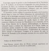 【哲学洋書】La question du mal chez Leibniz