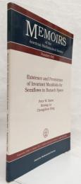 【数学洋書】Existence and Persistence of Invariant Manifolds for Semiflows in Banach Space