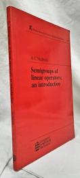 【数学洋書】Semigroups of linear operators：an introduction