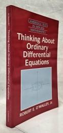 【数学洋書】Thinking About Ordinary Differential Equations