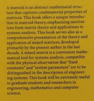 【数学洋書】Matrices and Matroids for Systems Analysis