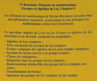 【数学洋書】Groupes et algèbres de Lie Chapitre1à9