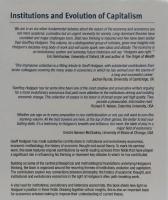 【経済学洋書】Institutions and Evolution of Capitalism