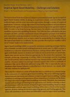 【社会学洋書】Empirical Agent-Based Modelling - Challenges and Solutions