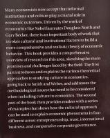 【経済学洋書】Culture in Economics