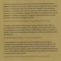 【経済学洋書】Culture in Economics
