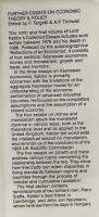 【経済学洋書】Further Essays on Economic Theory and Policy