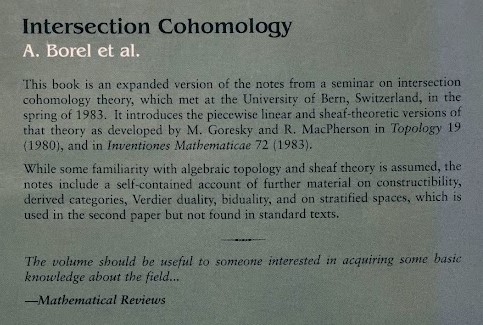 数学洋書】Intersection Cohomology Reprint of the 1984 Edition(A