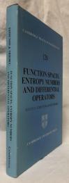 【数学洋書】Function Spaces, Entropy Numbers and Differential Operators