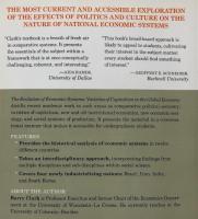 【経済学洋書】The Evolution of Economic Systems