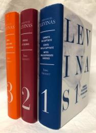 【哲学洋書】Levinas Œuvres complètes, Tome 1・2・3