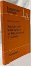 【哲学洋書】Sprache und Wirklichkeit in Wittgensteins Tractatus （ウィトゲンシュタイン「論理哲学論考」における言語と現実） ＜Linguistische Arbeiten 7 （言語理論研究 7）＞