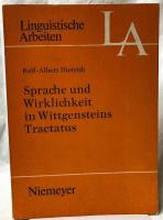 【哲学洋書】Sprache und Wirklichkeit in Wittgensteins Tractatus