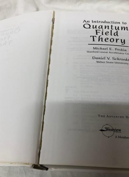 物理学洋書】An Introduction to Quantum Field Theory(M.E.Peskin他
