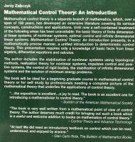 【数学洋書】Mathematical Control Theory: An Introduction