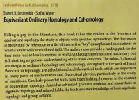 【数学洋書】Equivariant Ordinary Homology and Cohomology