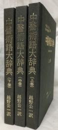 中醫述語大辞典　上・中・下