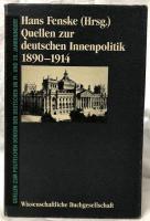 【歴史洋書】Quellen zur deutschen Innenpolitik 1890-1914