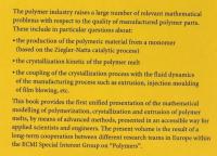 【物理学洋書】Mathematical Modelling for Polymer Processing