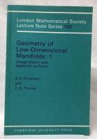【数学洋書】Geometry of Low-Dimensional Manifolds　1・2
