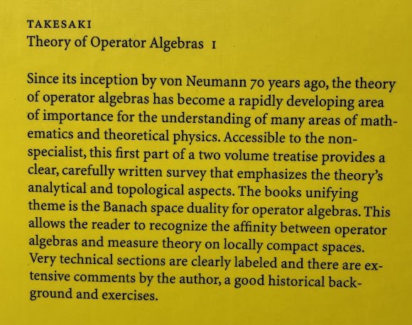 数学洋書】Theory of Operator Algebras ⅠⅡⅢ(竹崎正道) / 古本