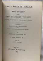 【文学洋書】Corpus Poeticum Boreale 1・2