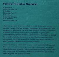 【数学洋書】Complex Projective Geometry