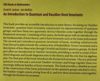 【数学洋書】An Introduction to Quantum and Vassiliev Knot Invariants