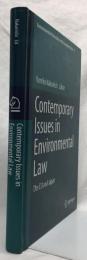 【法学洋書】Comtemporary Issues in Environmental Law
