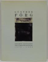 （独・英）Gunther Forg: Gesamte Editionen : The Complete Editions 1974-1988 ギュンター・フォルグ
