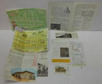 飛騨高山屋台会館チラシ2点+屋台会館地図+高山陣屋チラシ2点+飛山民俗館　計6点