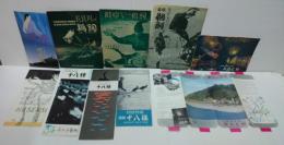 岐阜長良川温泉十八楼パンフ3点/みなと館パンフ・チラシ2点/鳳川荘/鵜飼チラシ3枚/岐阜城　計9点