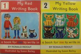 My Red Writing Book1・My Yellow Writing Book2・My Blue Writing Book3・My Brown Writing Book4・My Green Writing Book6 (a book for me to write in) ・A LIttle Black Lamb (a book for me to read)  計6冊