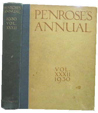 PENROSE ANNUAL 1955 ペンローズ年鑑 PENROSE'S ANNUAL ペンローズ年鑑□1930/VOL32 THE YEAR'S