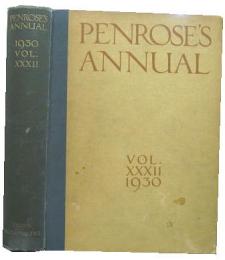 PENROSE'S ANNUAL ペンローズ年鑑■1930/VOL32 THE YEAR'S PROGRESS IN THE GRAPHIC ARTS