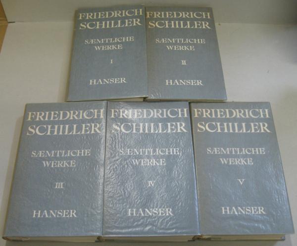 独)FRIEDRICH SCHILLER SÄMTLICHE WERKE フリードリヒ・シラー全集 全5