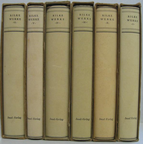 独)Rainer Maria Rilke SAMTLICHE WEEK BANDⅠ・Ⅱ・Ⅲ・Ⅳ・Ⅴ・Ⅵ