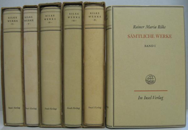 『Sämtliche Werke』Rainer Maria Rilke 全12巻 独)Rainer Maria Rilke SAMTLICHE WEEK BANDⅠ・Ⅱ・Ⅲ・Ⅳ・Ⅴ・Ⅵ