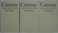 （独）Carossa Briefe 1・2・3 +Carossa Werke 1・2　カロッサ書簡集＋カロッサ全集 5冊セット