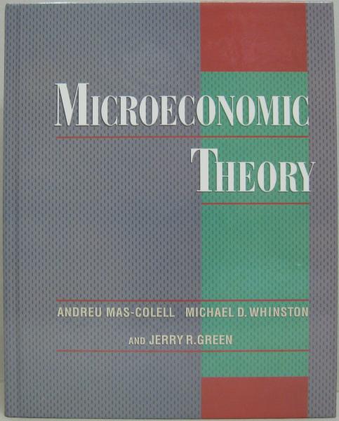 英）Microeconomic Theory ミクロ経済理論(Andreu Mas-Colell Michael
