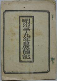 農商記　明治39年