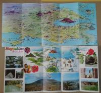 観光絵地図かごしま/かごしま/明治百年 太陽とみどりのくに かごしま　折帖パンフレット 計3点
