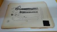 Modelle der Meisterschule Herbst und Winter 1937 1937/1938　46プレート内6枚裂無し＆見本裂ひとつ欠け