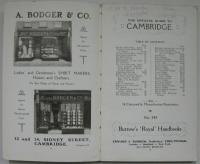 CAMBRIDGE THE : OFFICIAL : GUIDE BURROW'S "ROYAL" HANDBOOKS