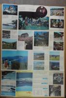 TOKUSHIMA(24×19cm・16p徳島観光案内冊子)/青い国ー四国 鳴門：裏面鳴門市観光案内図（52×７２cm）一枚もの　計2点
