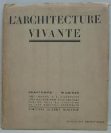 （仏）L'ARCHITECTURE VIVANTE  PRINTEMPS-MCMXXX　LE PROBLEME DE LA 《MAISON MINIMUM》　par Le Corbusier et P.Jeanneret.　ル・コルビュジエ/P・ジャンヌレ