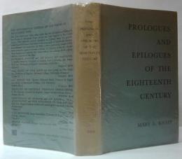 （英）PROLOGUES AND EPILOGUESS OF THE EIGHTEENTH CENTURY 18世紀のプロローグとエピローグ