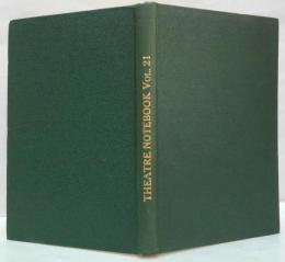 (英)(英)Theatre Notebook Vol.21 october, 1966 - july, 1967　シアターノート