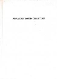 Abraham David Christian : sculpture ＜Catalogue Gatodo Gallery＞