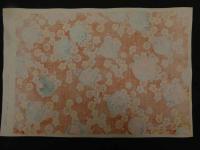 2  ６　江戸千代紙　２８　花々　いせ辰版　約37.5×26㎝　木版画　図案